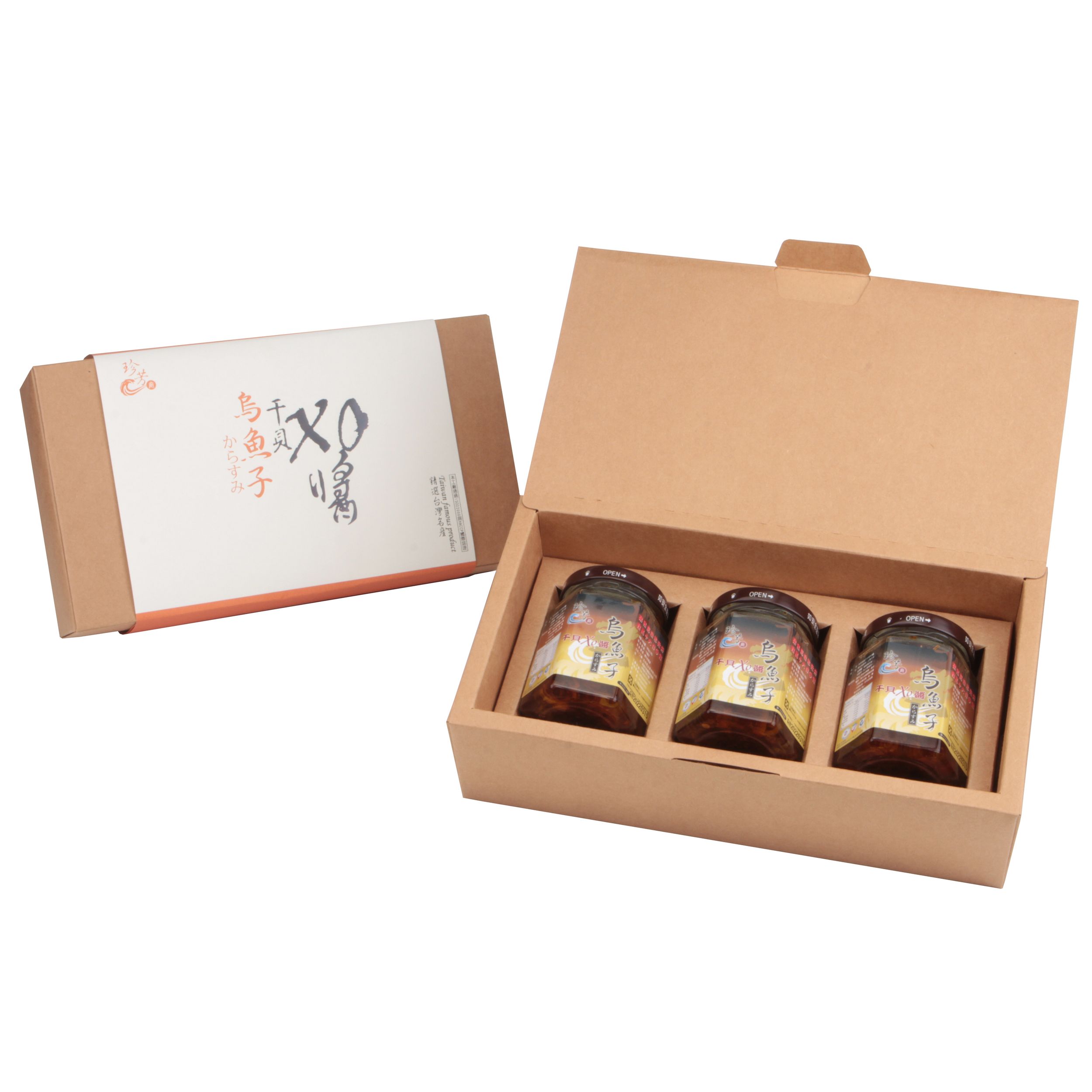 烏魚子干貝XO醬-三瓶裝禮盒